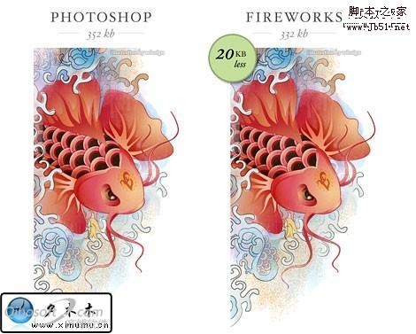 网页设计教程 网页常用的PNG,GIF,JPG图片压缩率对比分析说明